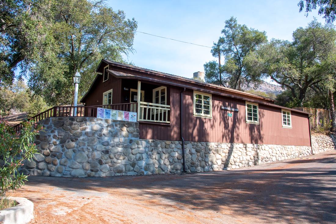 The staff lounge building at Camp Ramah