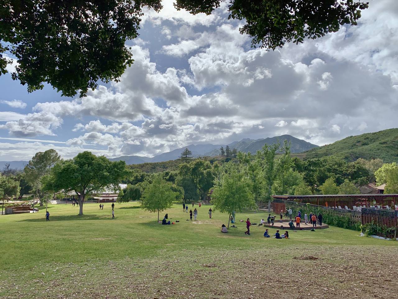The main lawn at Outdoor School